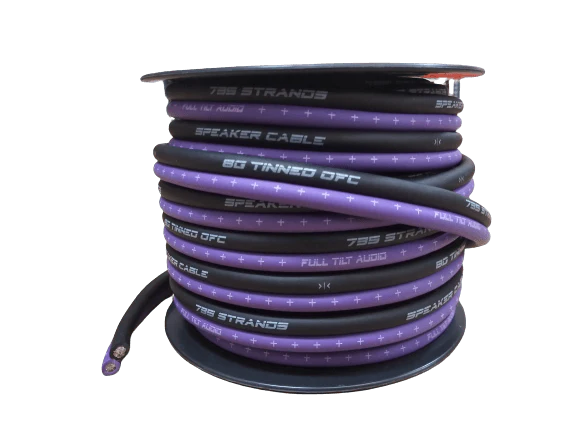 Full Tilt Audio 50' 8 AWG 100% OFC Speaker Wire - Image 4
