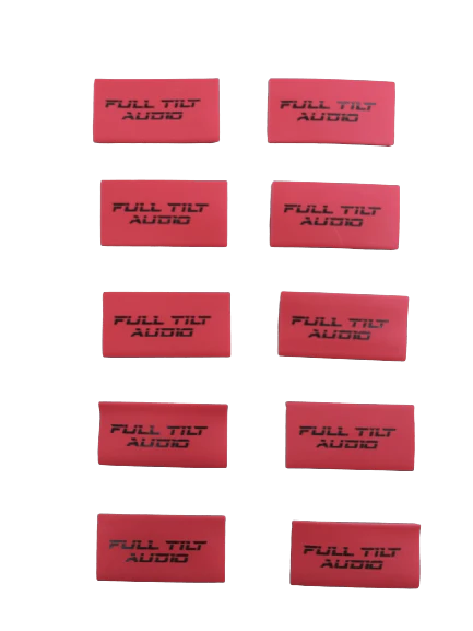 Full Tilt Audio 4 AWG Heat Shrink With Full Tilt Logo- 10 Pack - Image 3