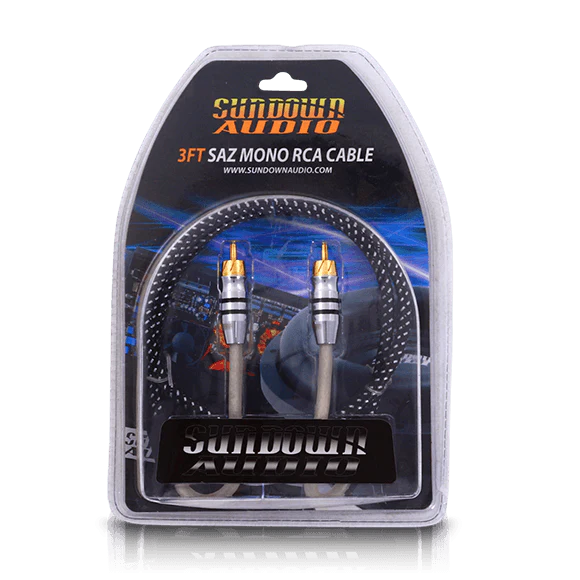 SAZ1-3FT Mono Channel RCA Interconnects